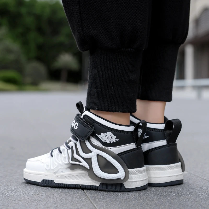 Kids Fashion Sneakers for Boys Girls Mesh Tennis Shoes Breathable Sports Running Shoes Lightweight Children Casual Walking k030