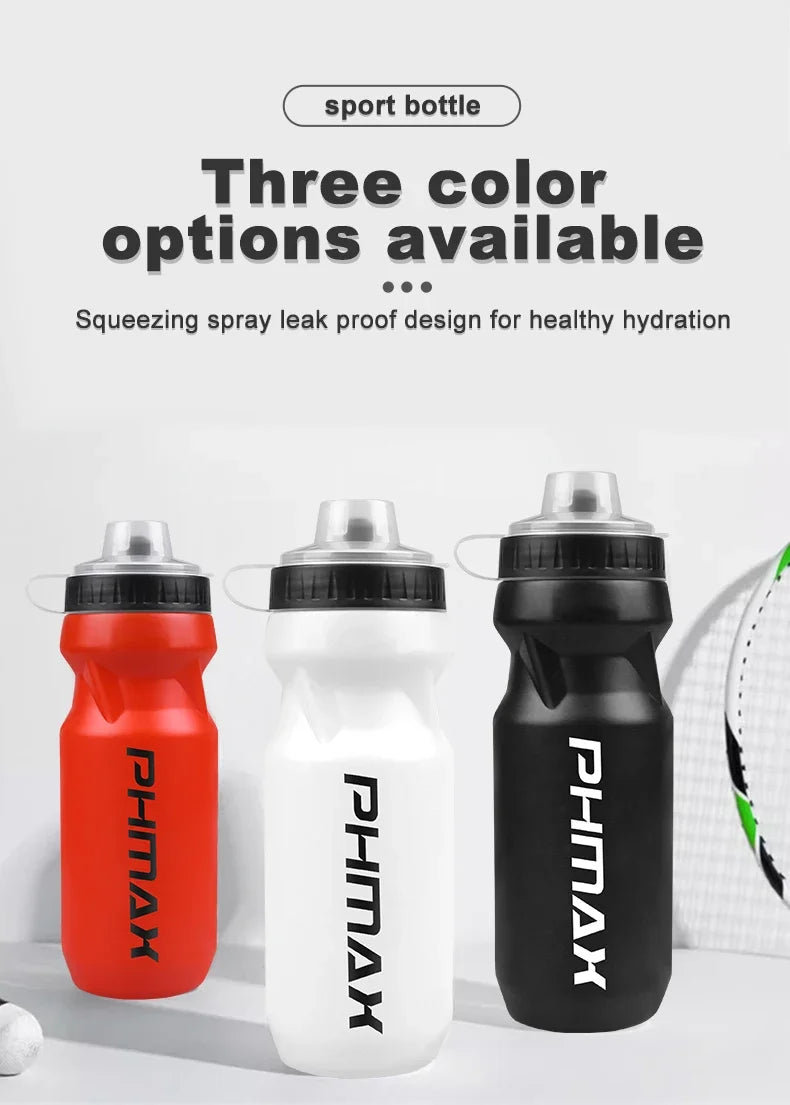 PHAMX 610ML Bicycle Water Bottle Large Capacity Sports Bottle Riding Kettle Leak Proof Drinking MTB Road Bike Water Bottles