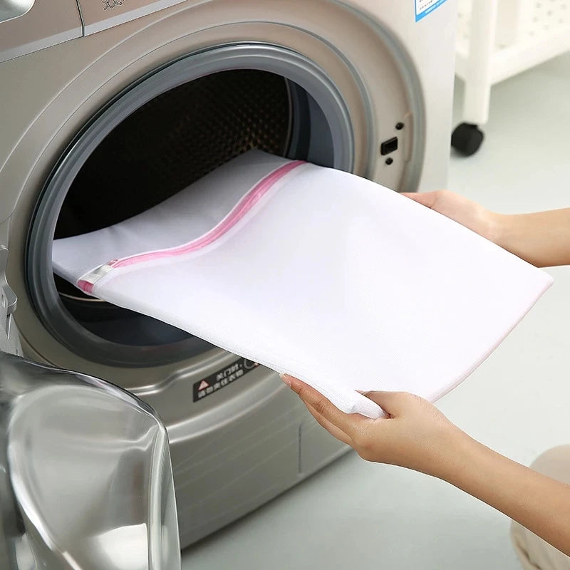 3 Size Zipped Laundry Bags Reusable Washing Machine Clothing Care Washing Bag Mesh Net Bra Socks Lingerie Underwear Laundry Bags