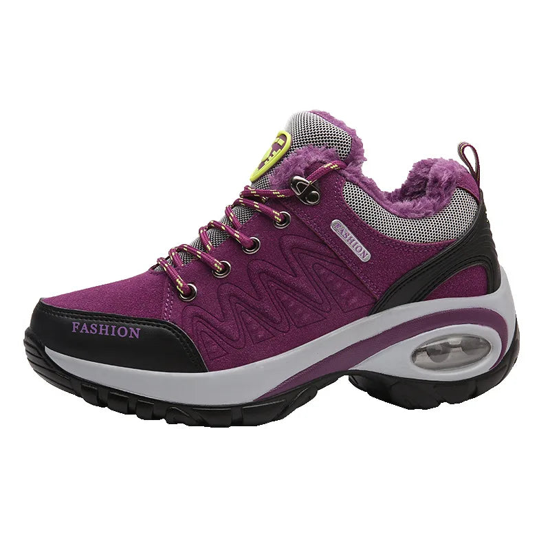 Brand Luxury Womens Sneakers Casual Breathable Tennis Shoes for Women Fashion Lace Up Platform Trainers Women's Hiking Shoes
