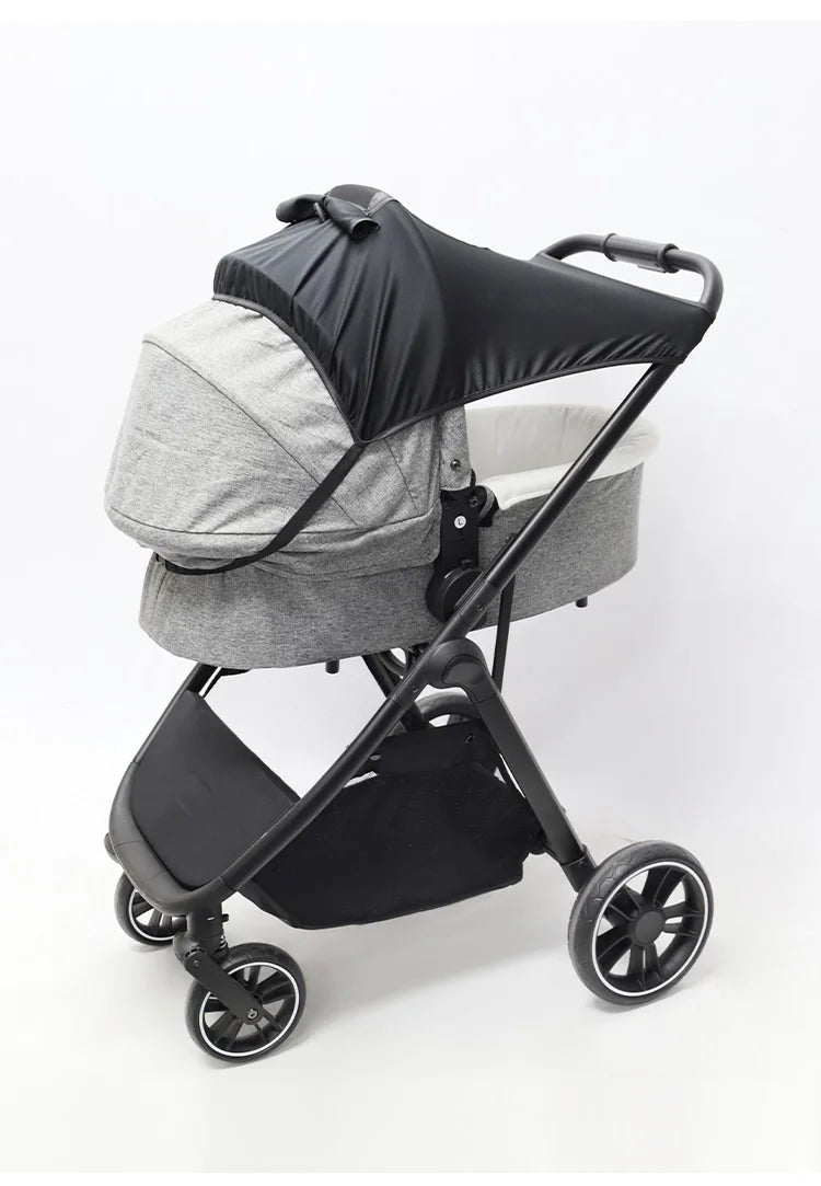 Baby stroller sunshade has UV protection, windproof, sunshade, waterproof functions, outdoor travel baby stroller accessories