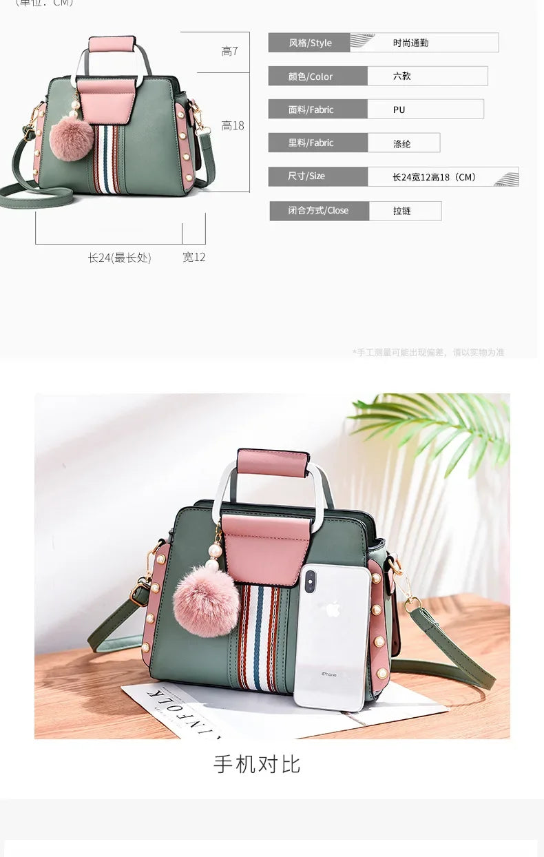 New Women  Bag for 2024 shoulder luxury designer handbag women Handbags Fashion all-in-one bag advanced texture simple bag