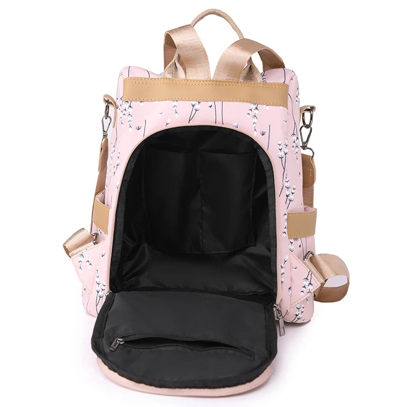Waterproof Oxford Women Backpack Anti-theft Backpacks Shoulder Bags for Teenager Girls Large Capacity Travel Backpack School Bag