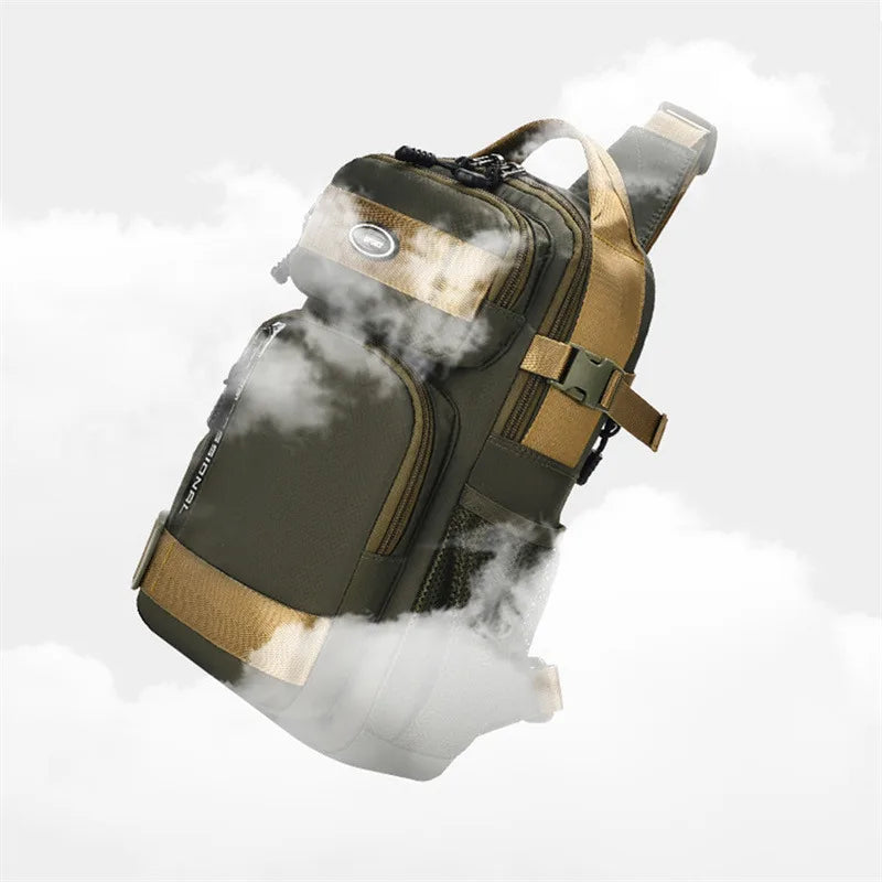 Fashion Multifunction Men's Shoulder Bag Outdoor Sling Crossbody Bags For Male Travel Trend High Capacity Sport Chest Bag