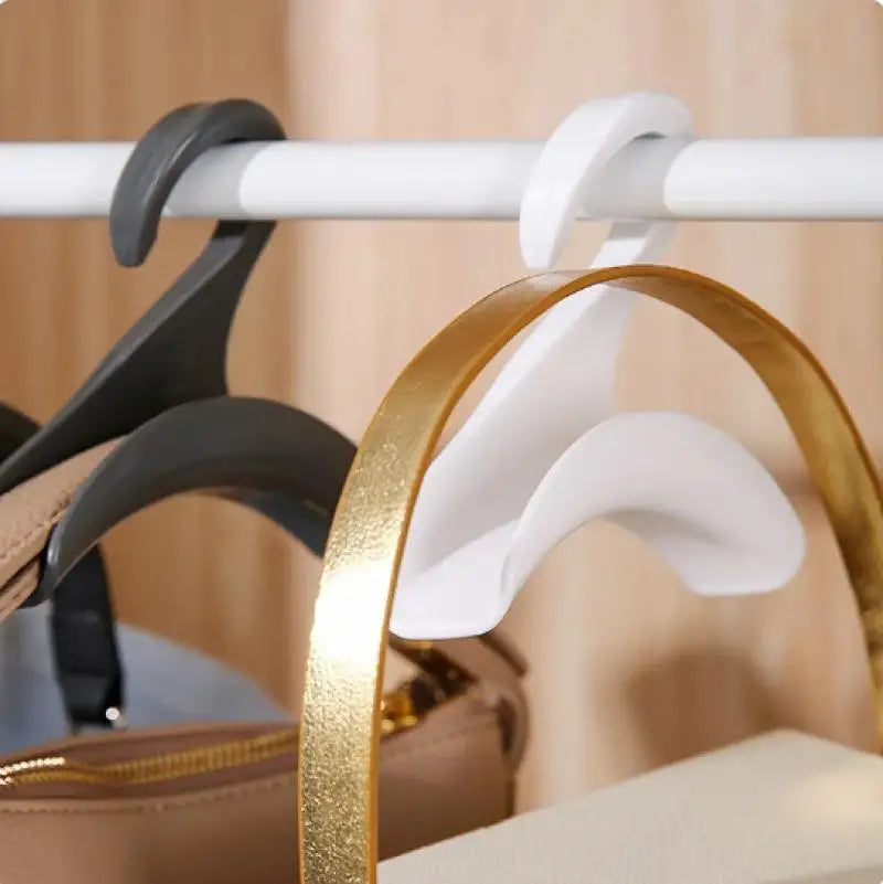 Multifunctional Handbag Purse Hangers Pp Arch Handbag Bag Hook Rack Wardrobe Organizer Over Closet Rod Hanging Scarves Tie Rack
