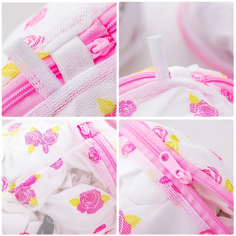 3 Size Zipped Laundry Bags Reusable Washing Machine Clothing Care Washing Bag Mesh Net Bra Socks Lingerie Underwear Laundry Bags