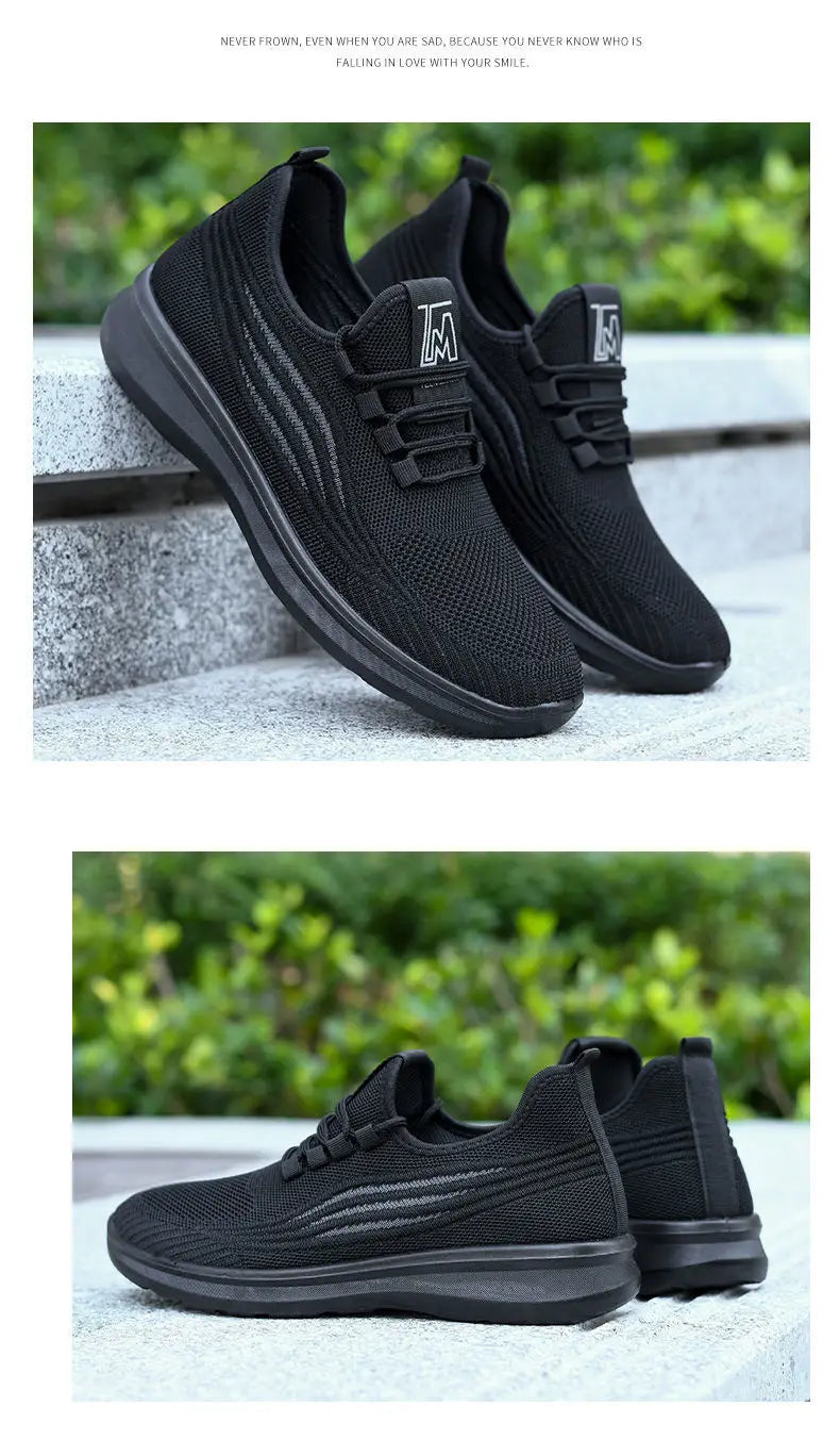 2023 Autumn New Fashion Men Casual Mesh Sports Shoes Men's Comfortable and Lightweight Outdoor Anti slip Men's Shoes Flat Shoes