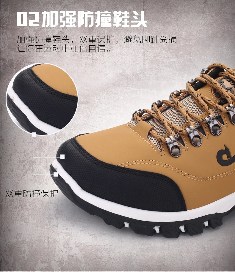 Brand Men Shoes Summer Breathable Sneakers Luxury Outdoor Lightweight Men's Moccasins Trekking Shoes for Men with