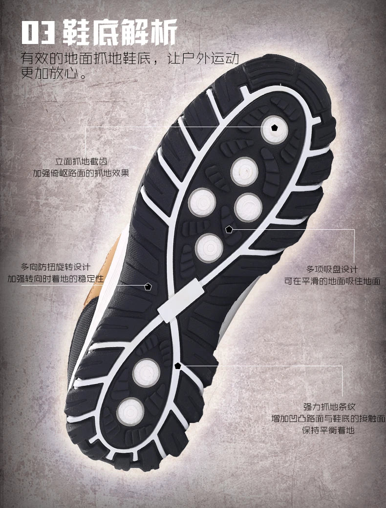 Brand Men Shoes Summer Breathable Sneakers Luxury Outdoor Lightweight Men's Moccasins Trekking Shoes for Men with
