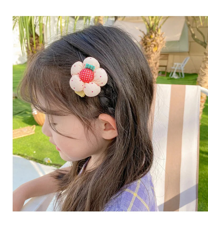 [8-Piece Set] Children's Bow Summer Hairpin Girls Hair Accessories 2022 New Clip Sweet Cute Baby Princess Headwear