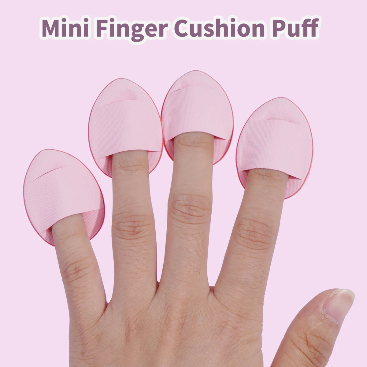 MAANGE 20PCS Makeup Brush Cushion Puff Set Pink Kabuki Foundation Powder Concealer Eyeshadow Eyebrow Brushes Mini Triangle Puff