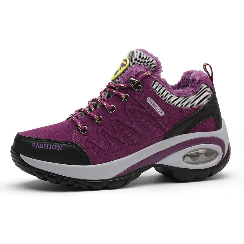 Brand Luxury Womens Sneakers Casual Breathable Tennis Shoes for Women Fashion Lace Up Platform Trainers Women's Hiking Shoes