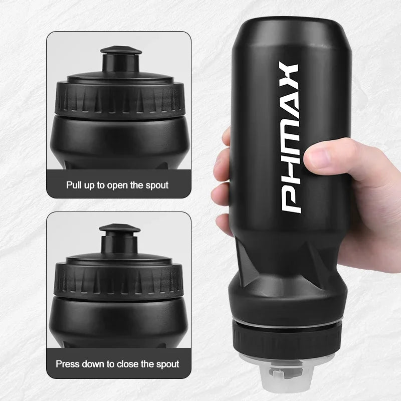 PHAMX 610ML Bicycle Water Bottle Large Capacity Sports Bottle Riding Kettle Leak Proof Drinking MTB Road Bike Water Bottles