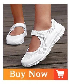 Fashion 2024 New Sneakers For Women Breathable Outdoor Plus Size Women Sneakers Mesh Fabric Lace Up Female Footwear Shoes Women