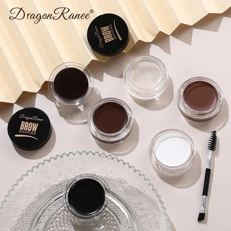 3D Wild Eyebrow Gel Wax Brow Styling Soap Waterproof Long Lasting Tint Eyebrows Enhancers Brows White Brown Makeup Cosmetic Tool