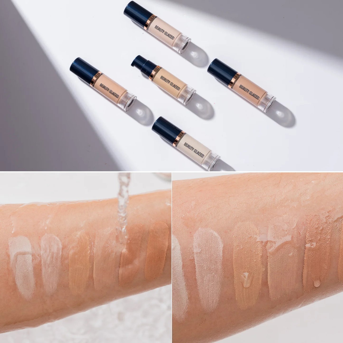 6ml Waterproof Matte Face Liquid Foundation Full Coverage Concealer Lasting Whitening Face Makeup Base Cream Cosmetics for Women