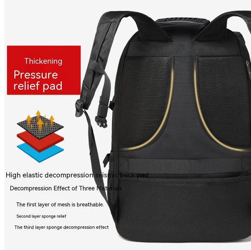 50L 80L Large Travel Backpack Men Casual Separate Shoe Compartment Business Bag Waterproof  Outdoor Sports Man Storage Backpacks