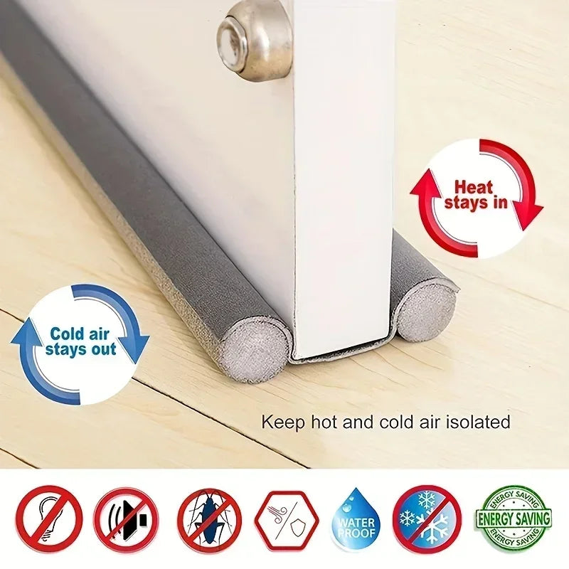 Sliding Door Cold Air Blocker Weather Stripping Door Seal Soundproof Windproof Dustproof Block Light Door Draft Stopper HOT SALE