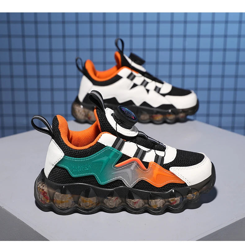 Children's Fashion Sports Shoes Boys' Running Leisure Shoes Mesh Comforthable Outdoor Kids Casual Tennis Light Sneakers Shoes