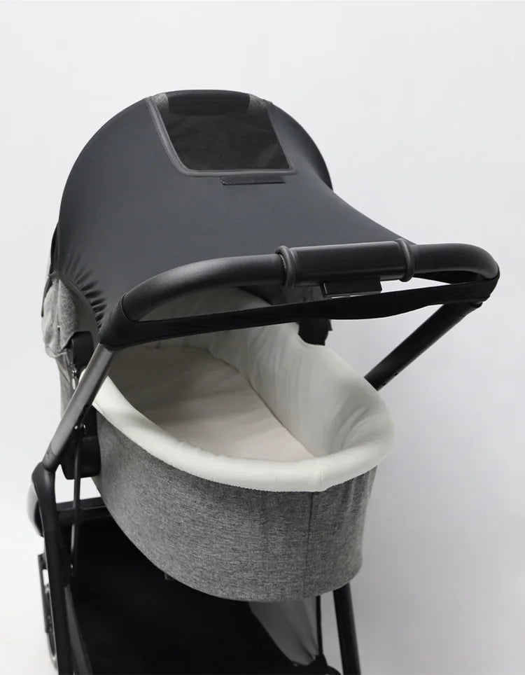 Baby stroller sunshade has UV protection, windproof, sunshade, waterproof functions, outdoor travel baby stroller accessories