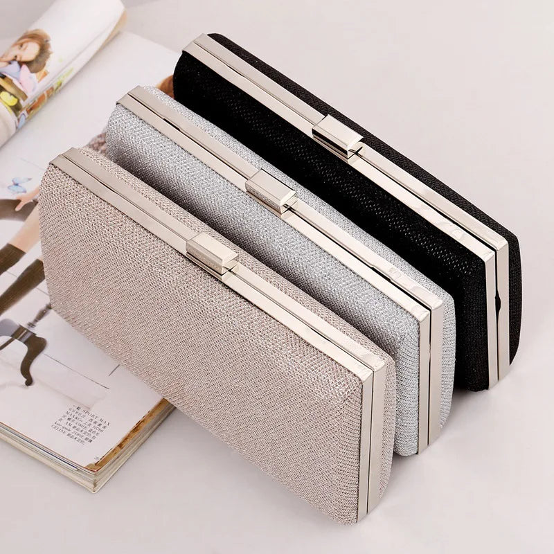 Fashion Women Clutches Purse Elegant Glitter Bling Dating Evening Bags for Dance Wedding Party Banquet Handbags Ladies Wallet