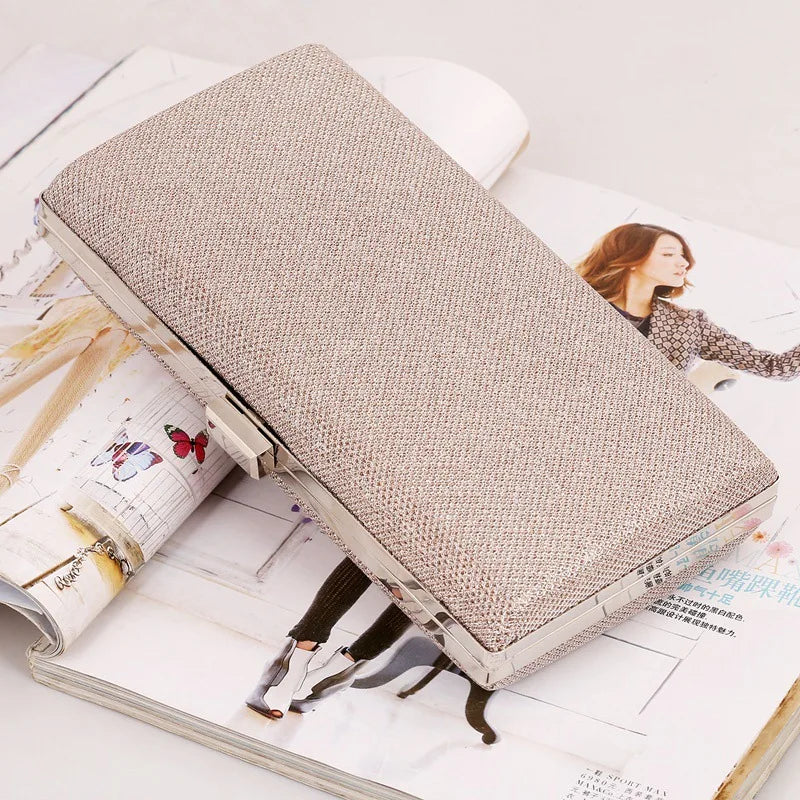 Fashion Women Clutches Purse Elegant Glitter Bling Dating Evening Bags for Dance Wedding Party Banquet Handbags Ladies Wallet