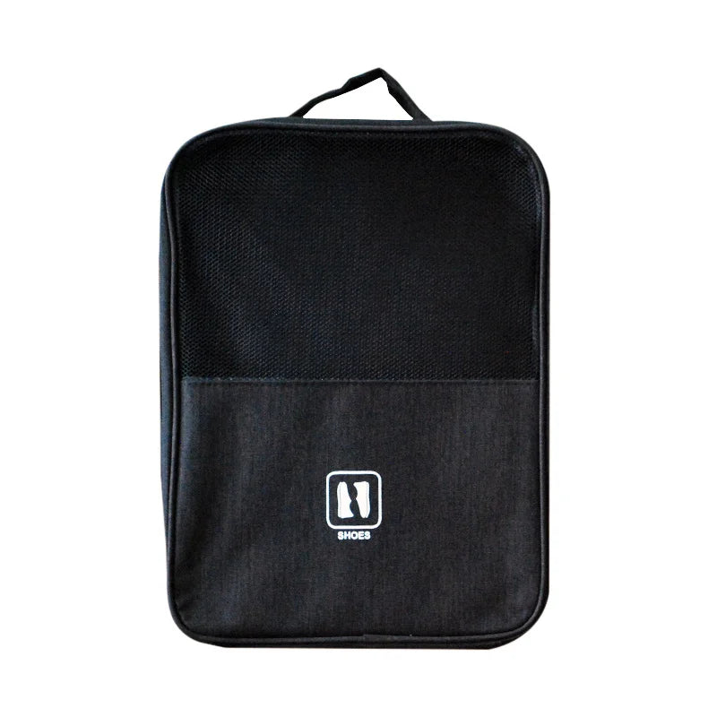 2023 Black Gray Portable Shoe Bag For Travel Waterproof Storage Organizer Fashion Suitcase Organizers Travel Shoes Storage Bag