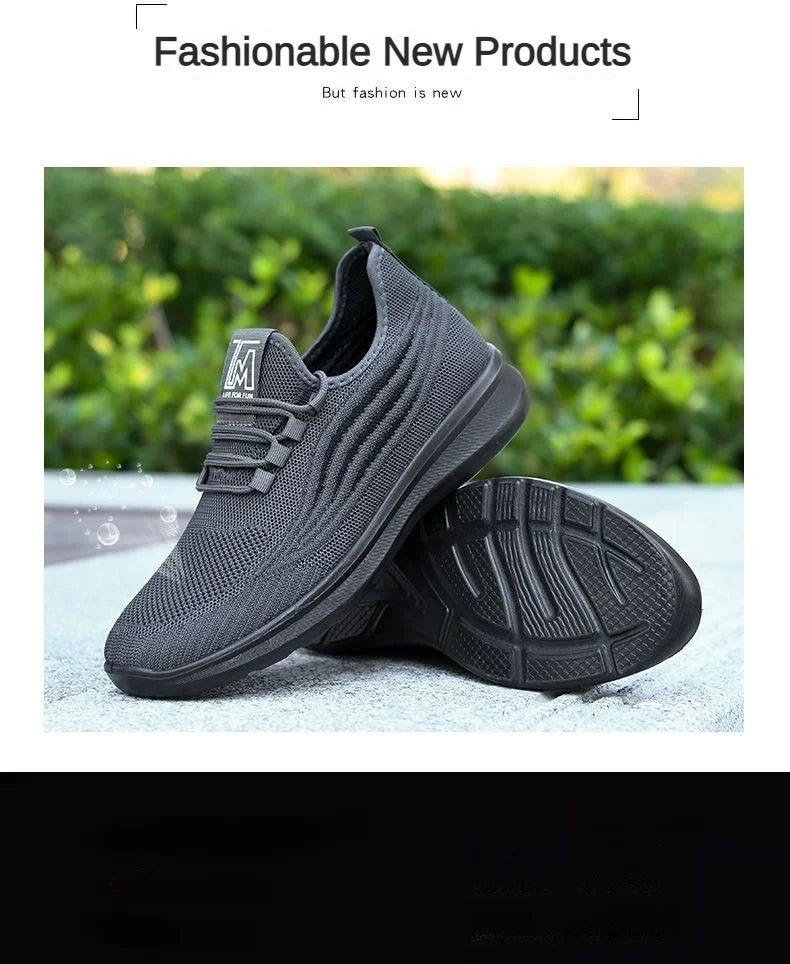 2023 Autumn New Fashion Men Casual Mesh Sports Shoes Men's Comfortable and Lightweight Outdoor Anti slip Men's Shoes Flat Shoes
