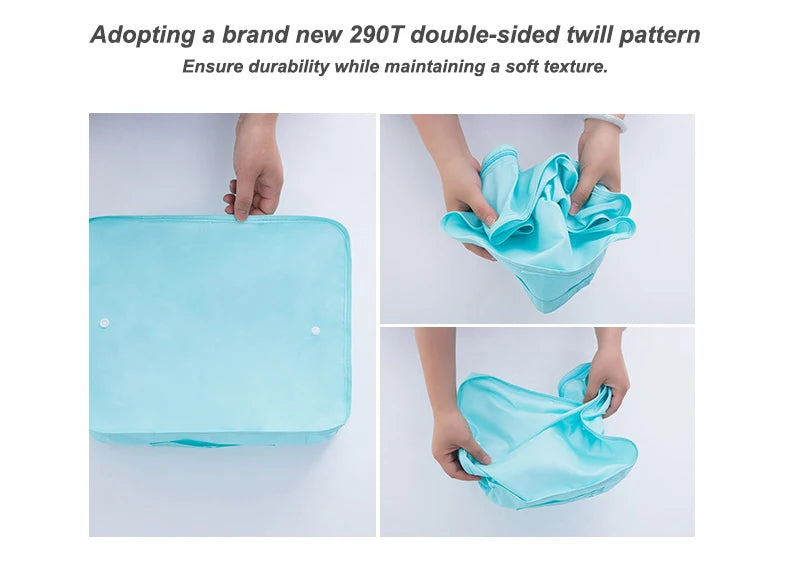 7/8/9 PCS New Set Travel Organizer Storage Bags Large Capacity Suitcase Storage Luggage Clothes Sorting Organizer Set Shoe Pouch