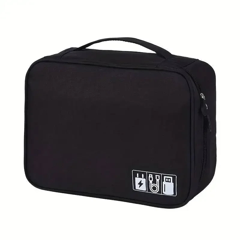 Large Cable Storage Bag Travel Electronics Accessories Organizer Tablet Hard Disk Portable Bag Waterproof Cable Organizer