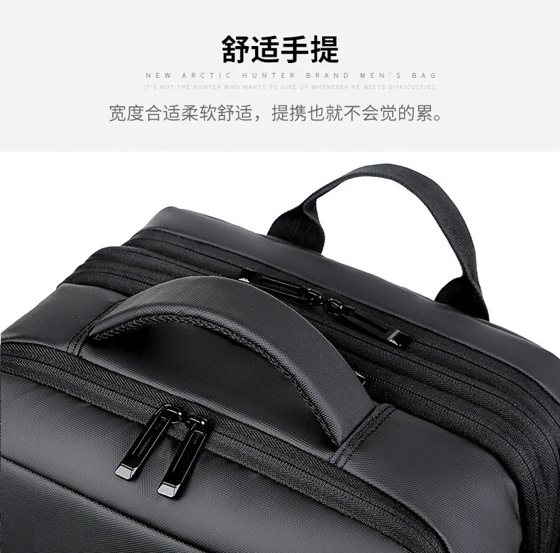 Men's Business Waterproof Multi-Function Backpack USB Charging 17 "Laptop Bag Can Be Extended Large Capacity Travel Backpack New