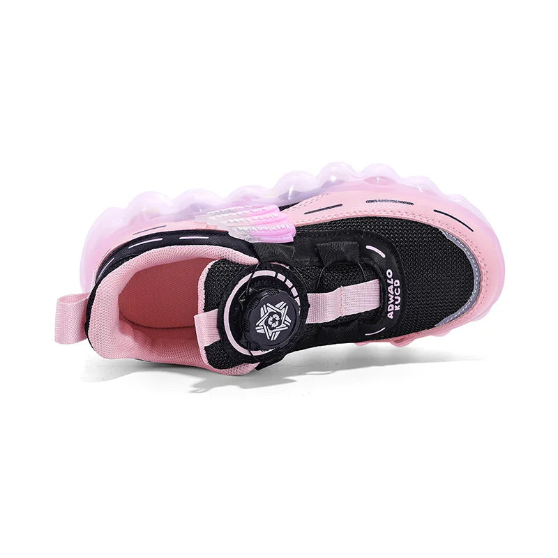 Children Shoes Girls Sneaker Luxury Black Pink Platform Casual Tennis School Kids Sports Shoes Girls Sneaker 4 To 12 Years