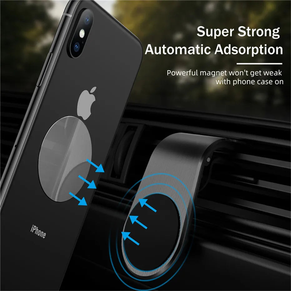 Magnetic Car Phone Holder Stand Air Vent Magnet Mount GPS Mobile Phone Car Bracket Phone Holder in Car for IPhone Huawei Samsung