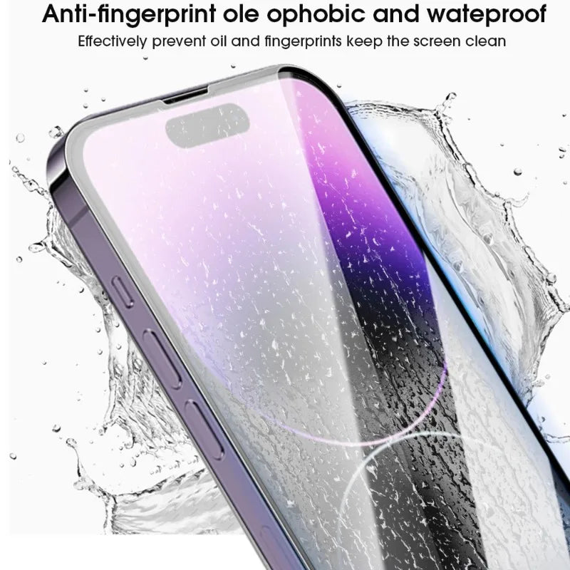 Screen Protector For iPhone 16 Plus 16 Pro Max Full Glue Cover Tempered Glass Protective Films For iPhone16 Phone Accessories