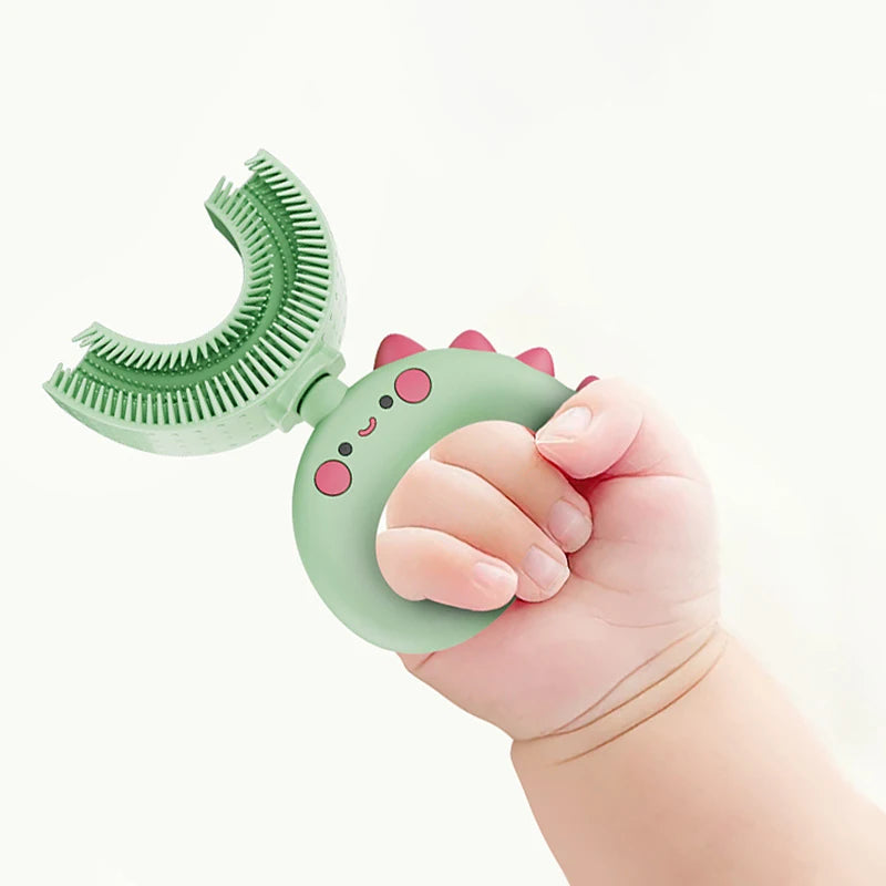 U Shaped Tooth Brush Kids Toothbrush 360 Degrees Child Silicone Children's Brush Dental Care For Teeth Cleaning Oral Hygiene