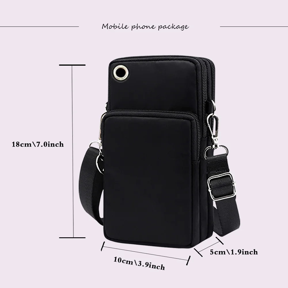 Cute Cat Graphics Small Crossbody Bags Women Harajuku Animal Mini Mobile Phone Bag Teen Messenger Bag Women Purses and Handbags