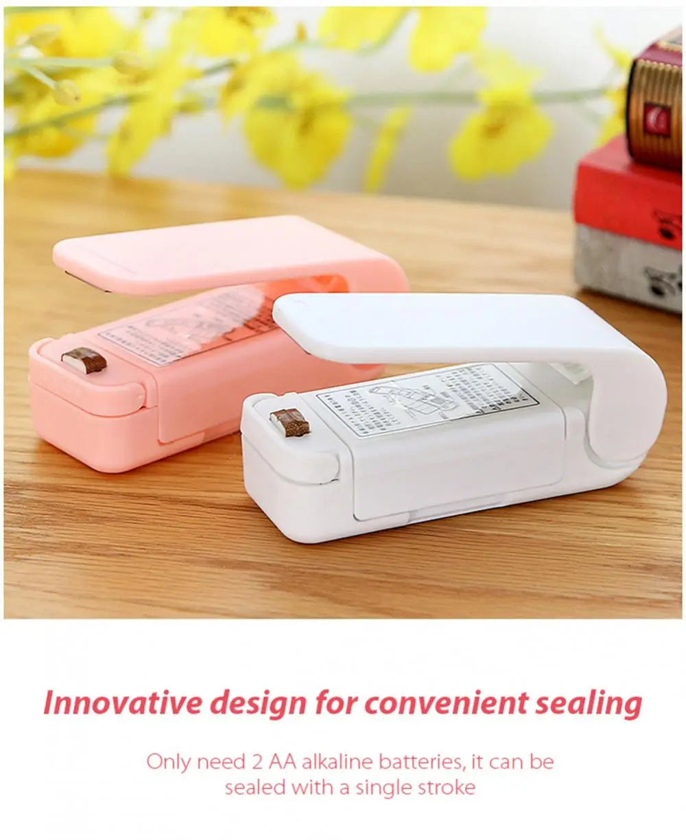 Plastic Heat Bag Sealer Food Packaging Sealing Machine Portable Snack Bag Sealing Clip Kitchen Storage Accessories Home Gadgets