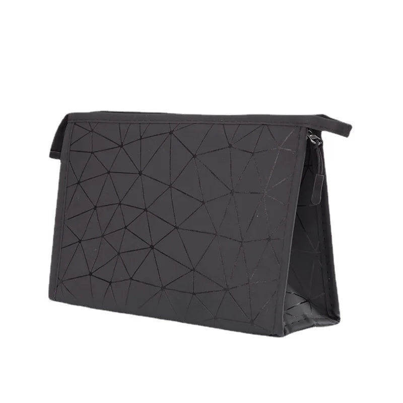 Korean Portable PU Cosmeticos Storage Organizer Large Cosmetic Bag Travel Toiletry Makeup Bags Ladies Waterproof Women's Handbag