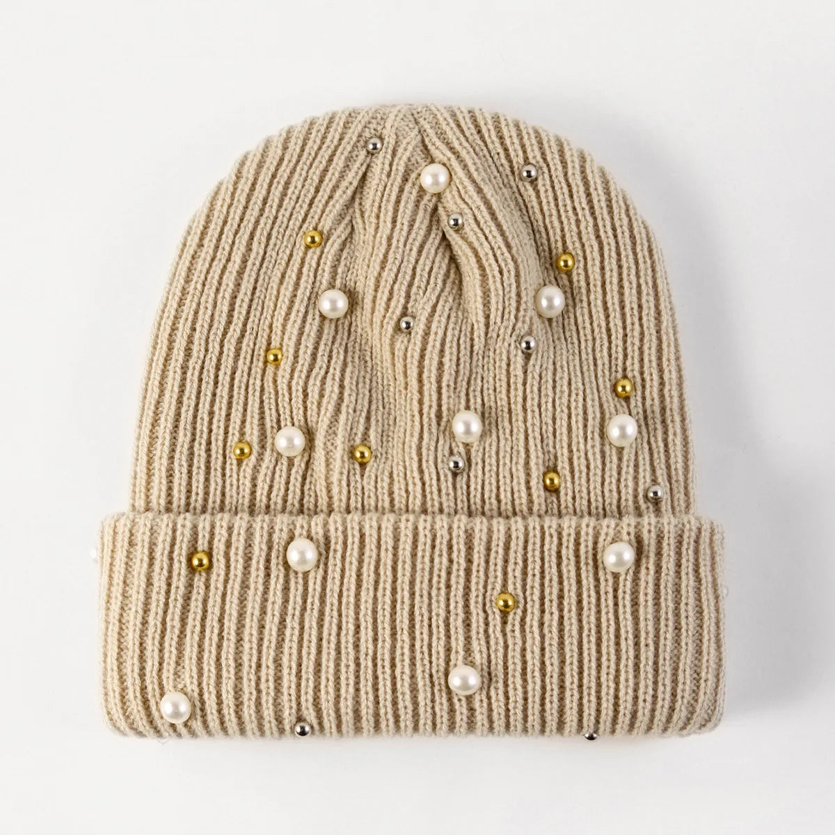 Women's Outdoor Cold Warm Knitted Cap Autumn and Winter Cap Outdoor Riding Warm Cap Ski Cap Double Layer Breathable Wool Cap