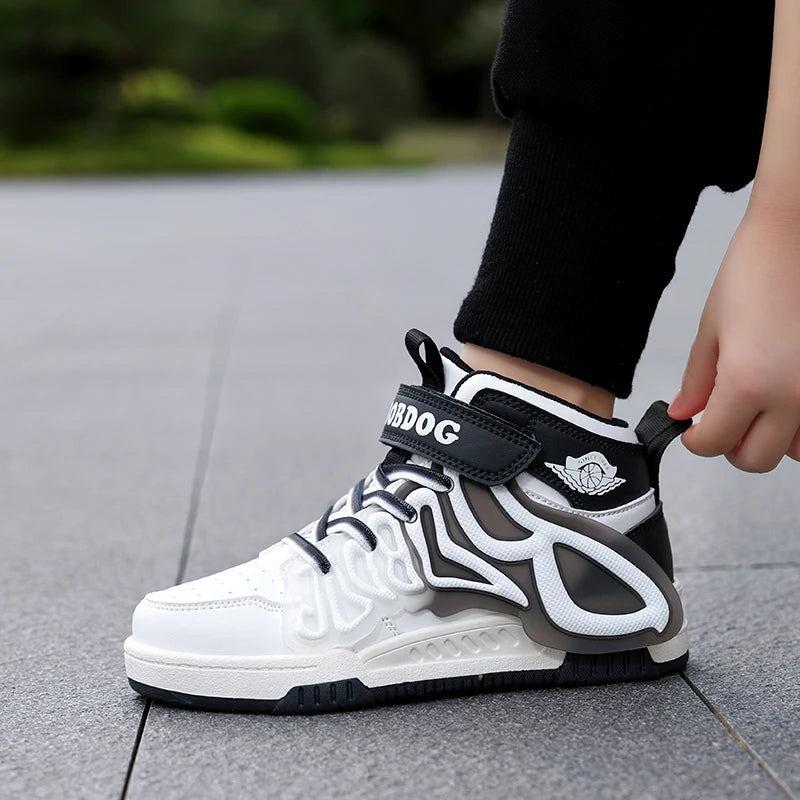 Kids Fashion Sneakers for Boys Girls Mesh Tennis Shoes Breathable Sports Running Shoes Lightweight Children Casual Walking k030