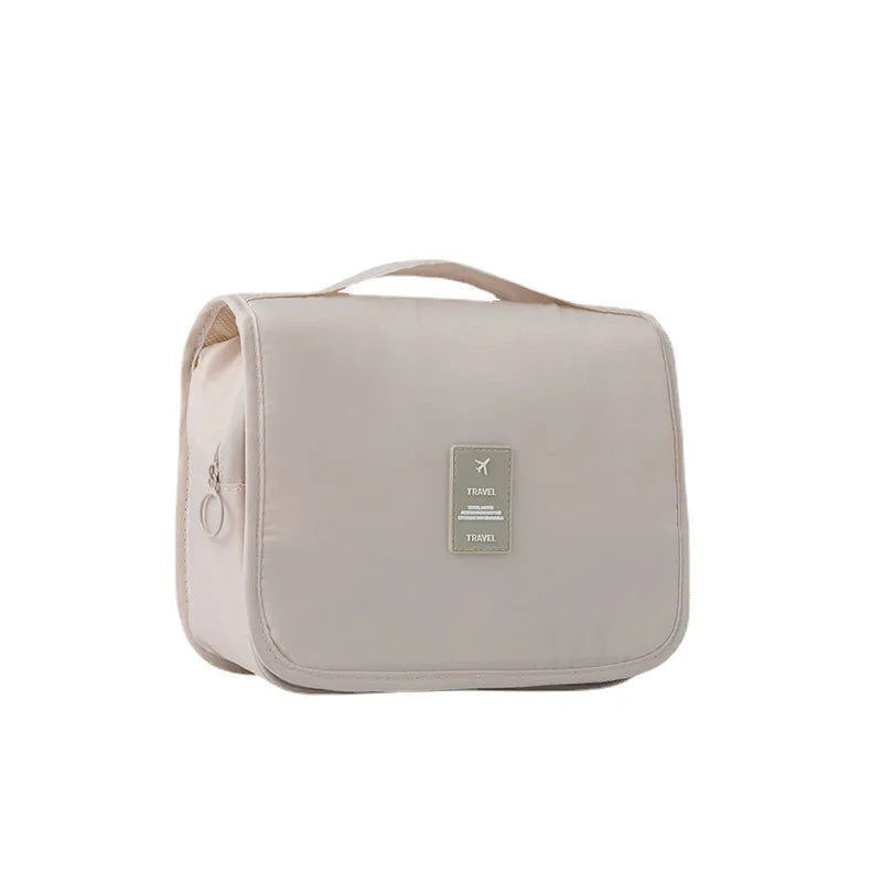 Portable Travel Toiletry Bag, Waterproof Hanging Storage Bag, Mesh Pockets Hook Cosmetic Bag, Travel Accessories,Makeup Bags