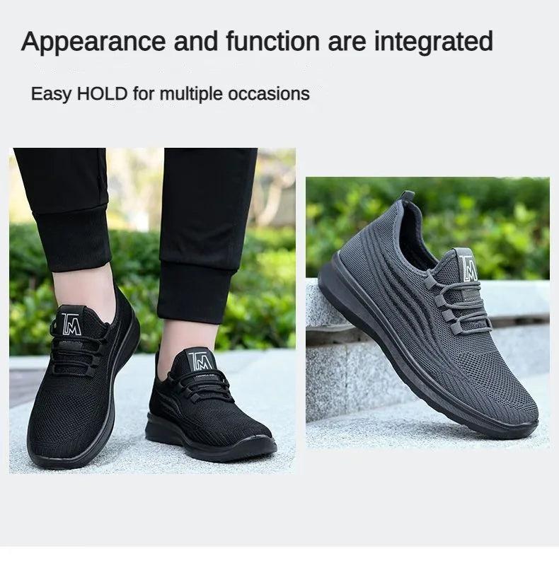 2023 Autumn New Fashion Men Casual Mesh Sports Shoes Men's Comfortable and Lightweight Outdoor Anti slip Men's Shoes Flat Shoes