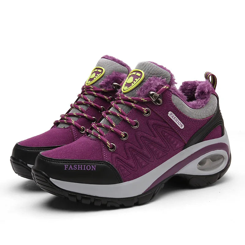 Brand Luxury Womens Sneakers Casual Breathable Tennis Shoes for Women Fashion Lace Up Platform Trainers Women's Hiking Shoes