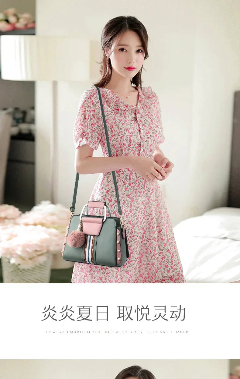 New Women  Bag for 2024 shoulder luxury designer handbag women Handbags Fashion all-in-one bag advanced texture simple bag