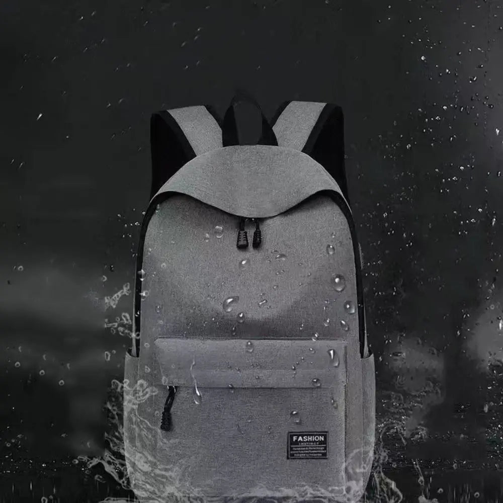 Men's Trendy Men's Minimalist Backpack Versatile Backpack Large Capacity Student Backpack Computer Travel Bag Washable  Backpack