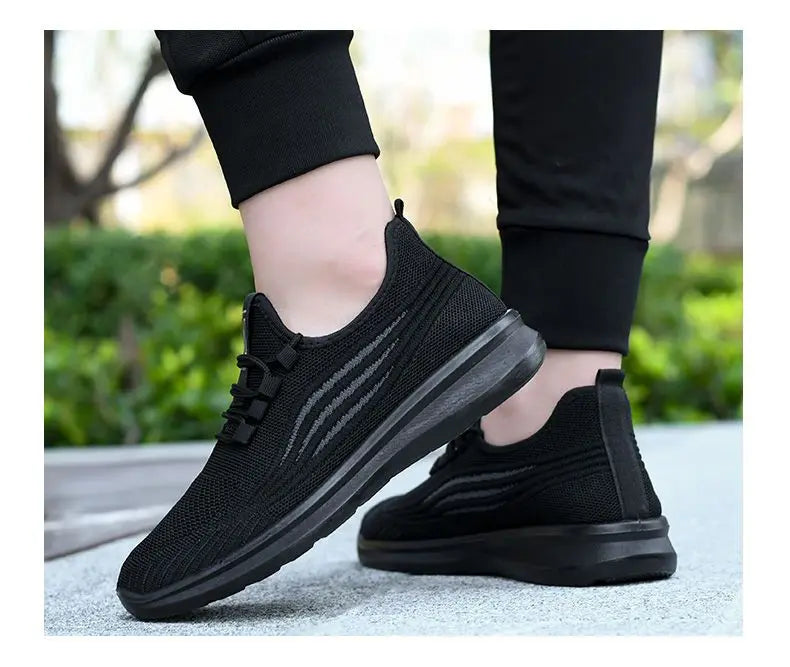 2023 Autumn New Fashion Men Casual Mesh Sports Shoes Men's Comfortable and Lightweight Outdoor Anti slip Men's Shoes Flat Shoes