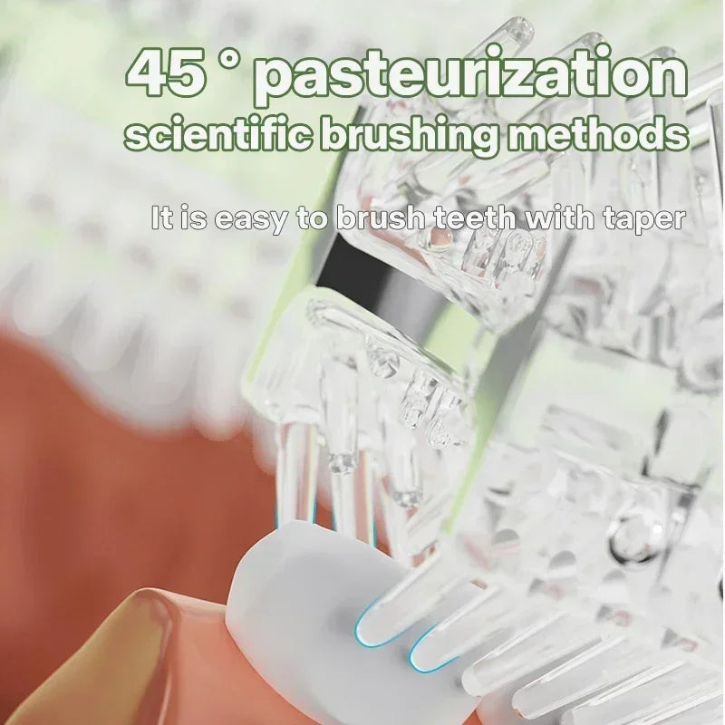 Kids Cartoon Baby Toothbrush Children 360 Degree U Shaped Teeth Brush Oral Care Cleaning Brush Silicone Toothbrush for 2-12Y