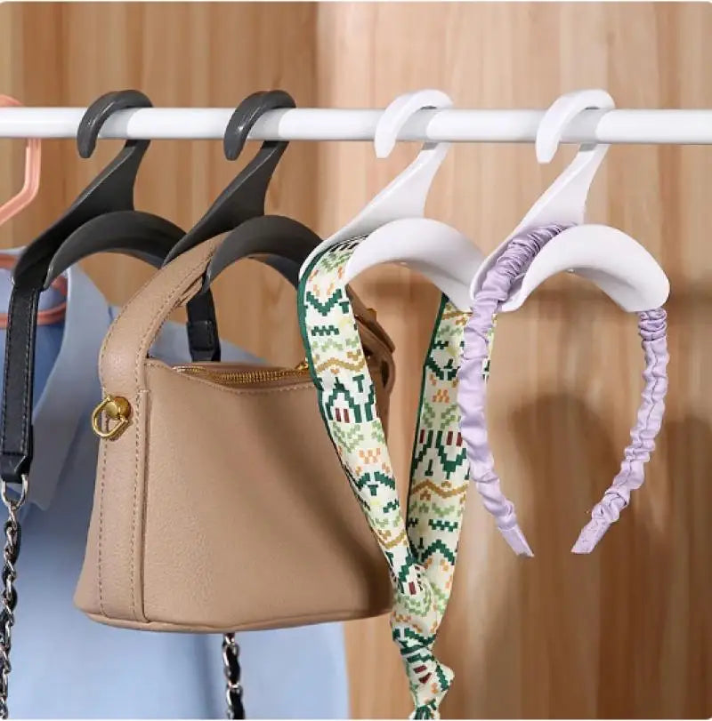 Multifunctional Handbag Purse Hangers Pp Arch Handbag Bag Hook Rack Wardrobe Organizer Over Closet Rod Hanging Scarves Tie Rack