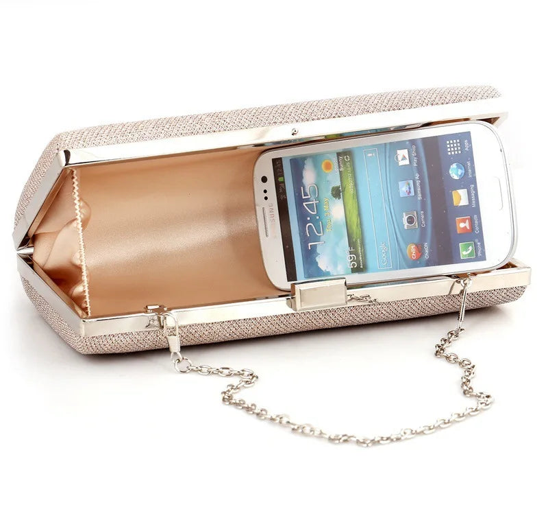 Fashion Women Clutches Purse Elegant Glitter Bling Dating Evening Bags for Dance Wedding Party Banquet Handbags Ladies Wallet