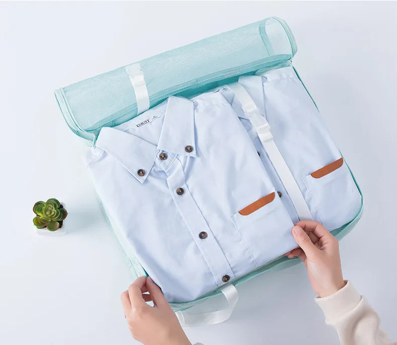 7/8/9 PCS New Set Travel Organizer Storage Bags Large Capacity Suitcase Storage Luggage Clothes Sorting Organizer Set Shoe Pouch